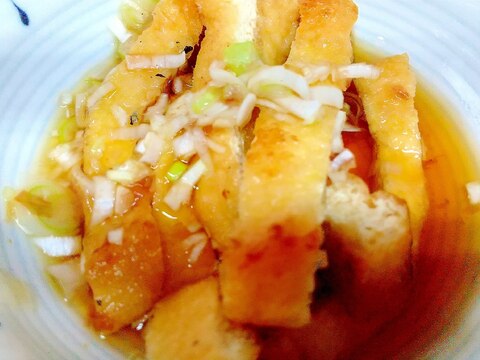 油揚げの焼きびたし♪